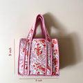 Mini pink tote
