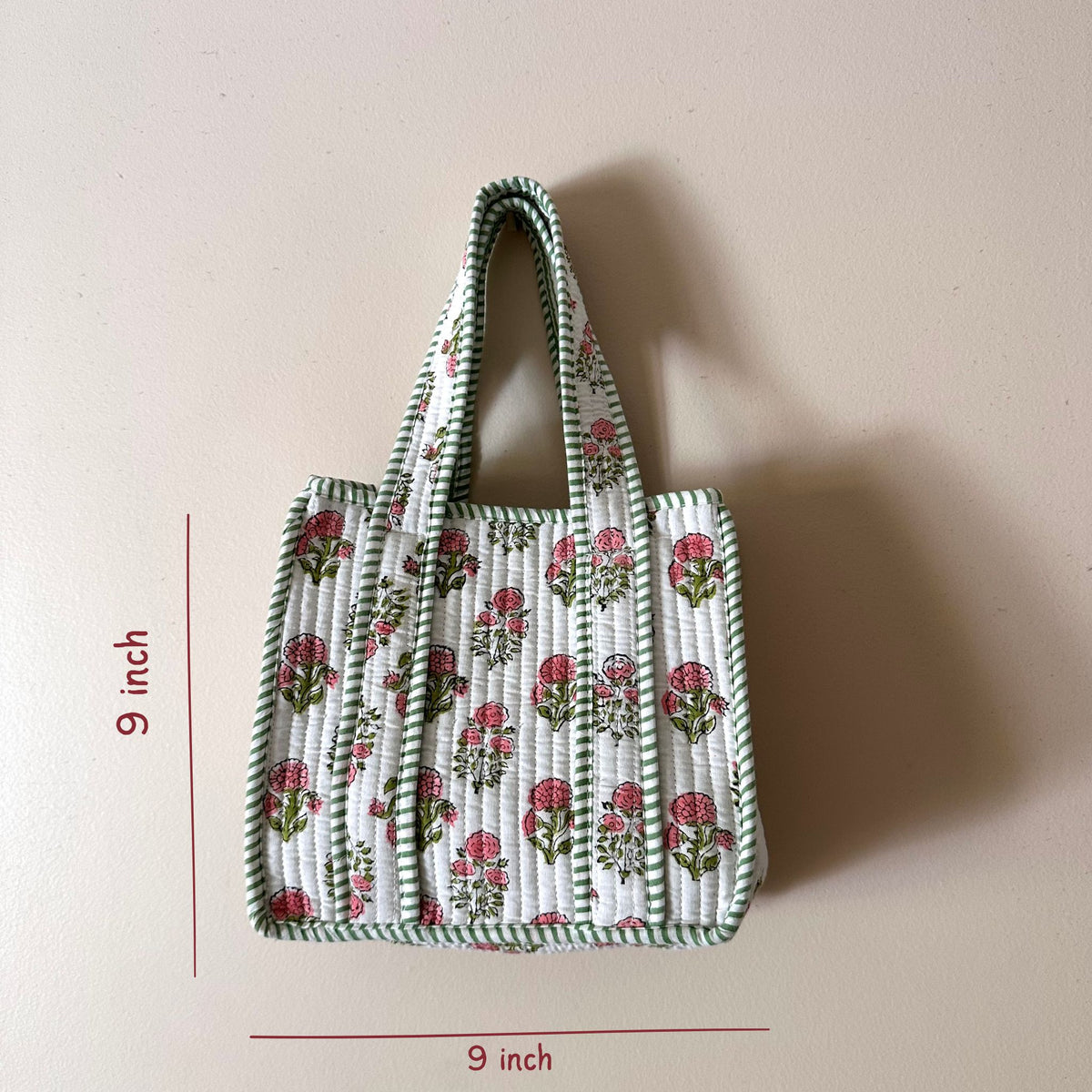 Mini green tote
