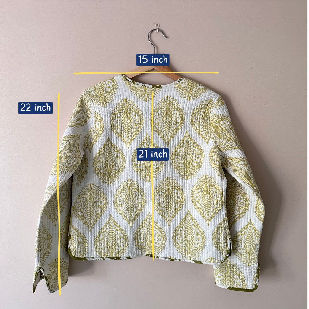 Reversible quilted jacket