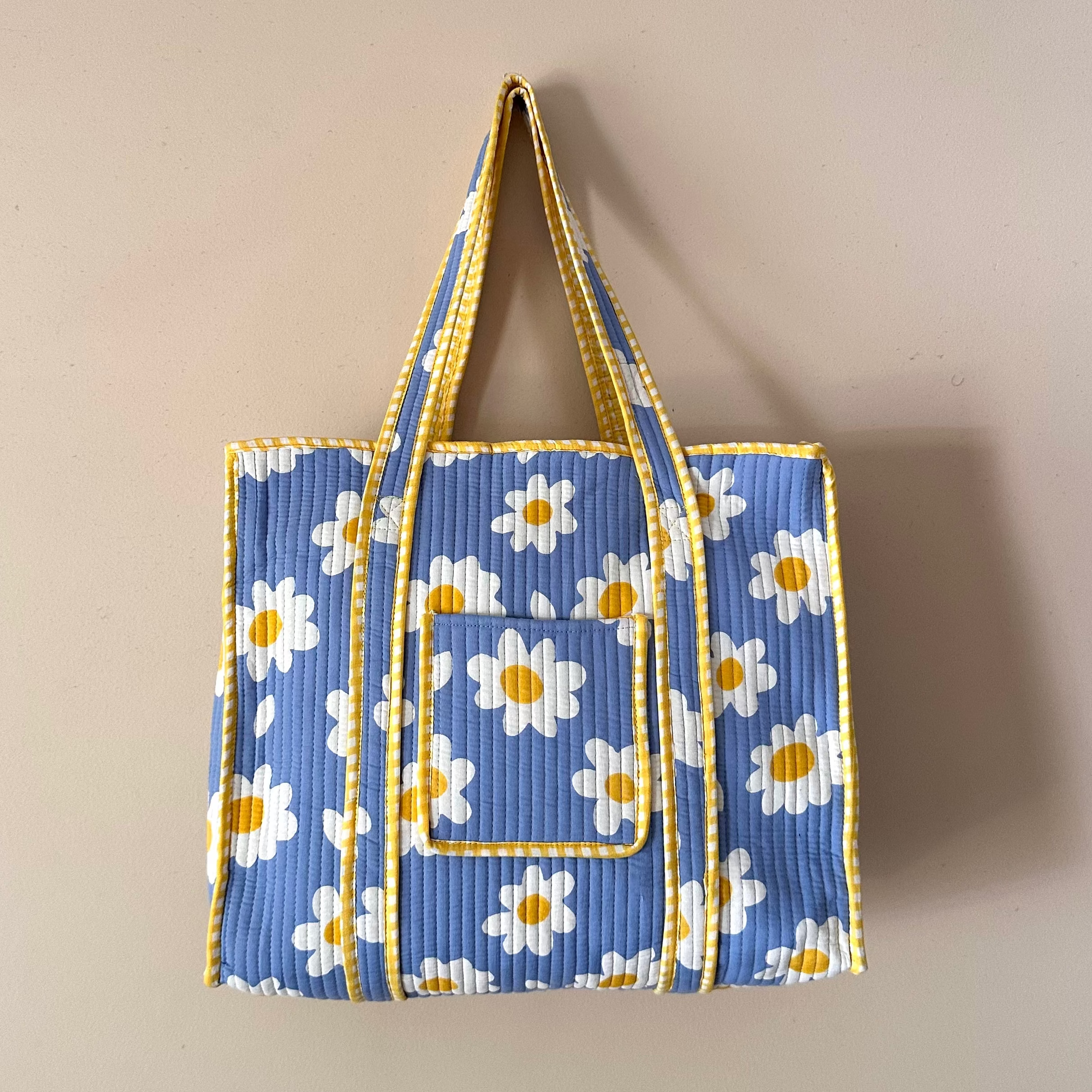 Daisy cotton tote