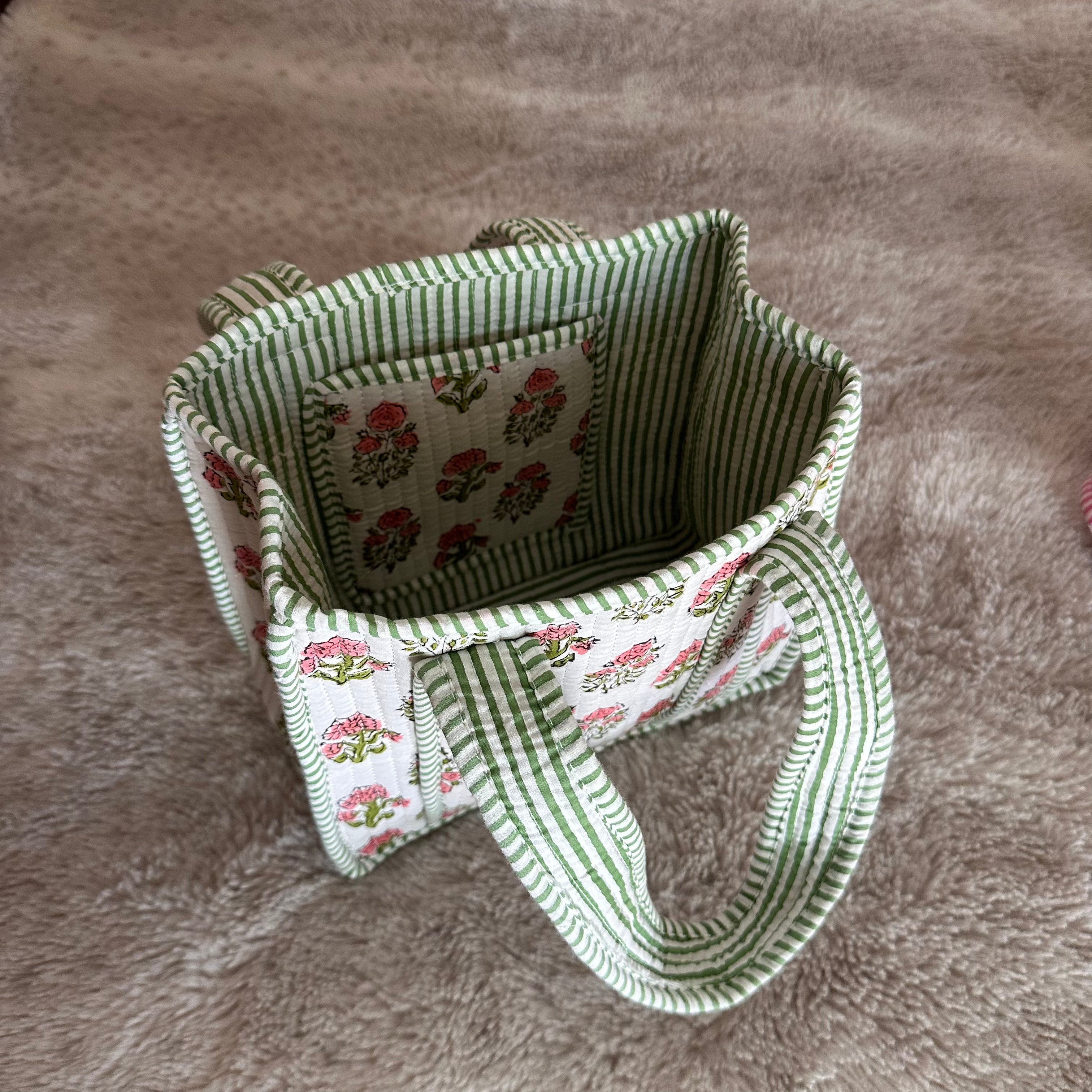 Mini green tote