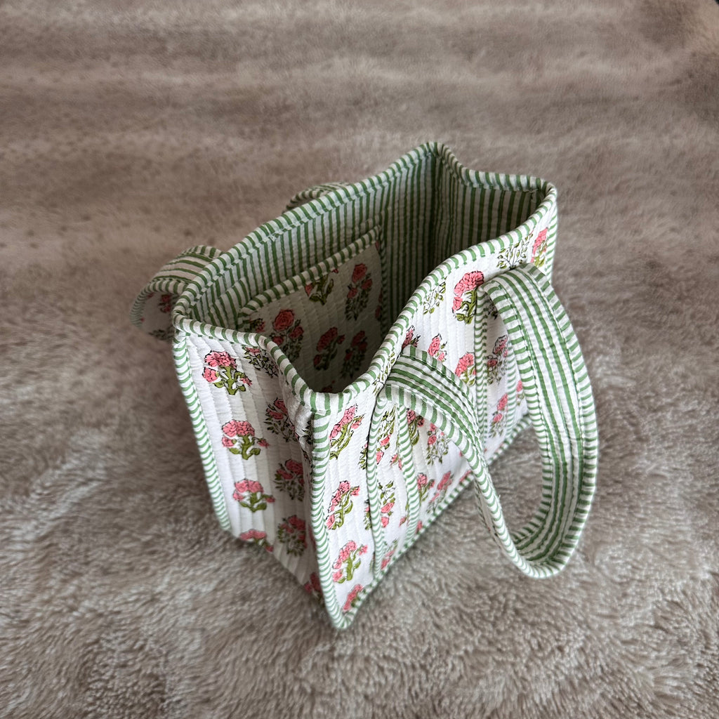 Mini green tote