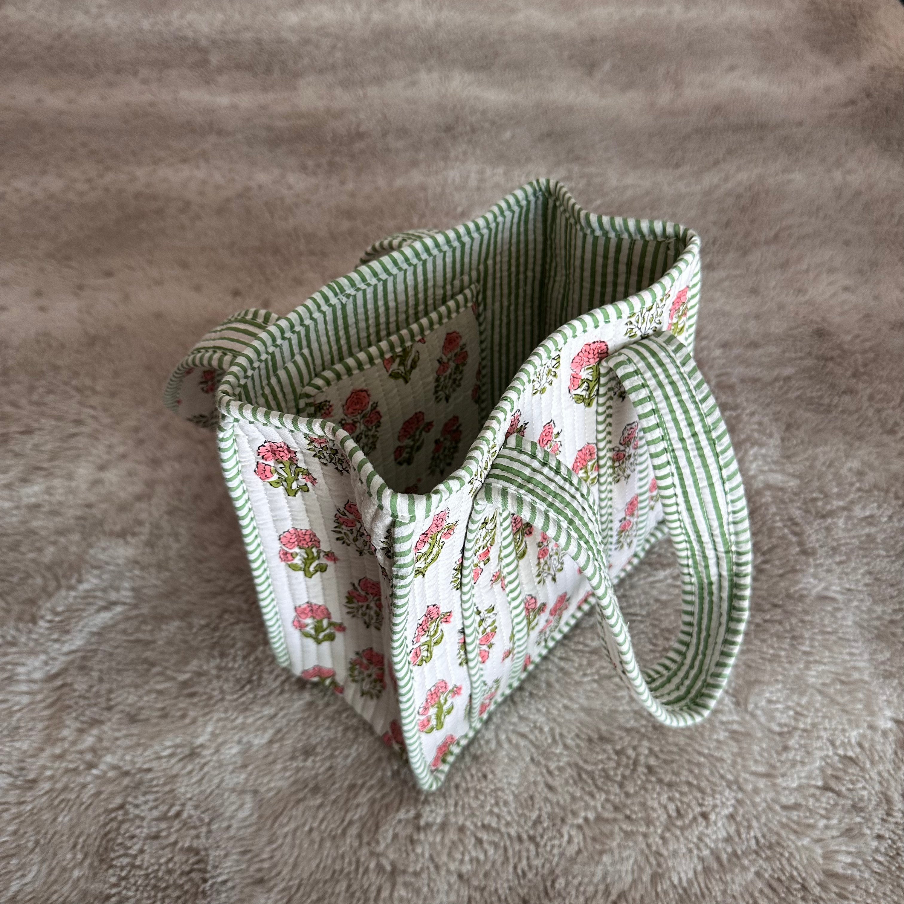 Mini green tote