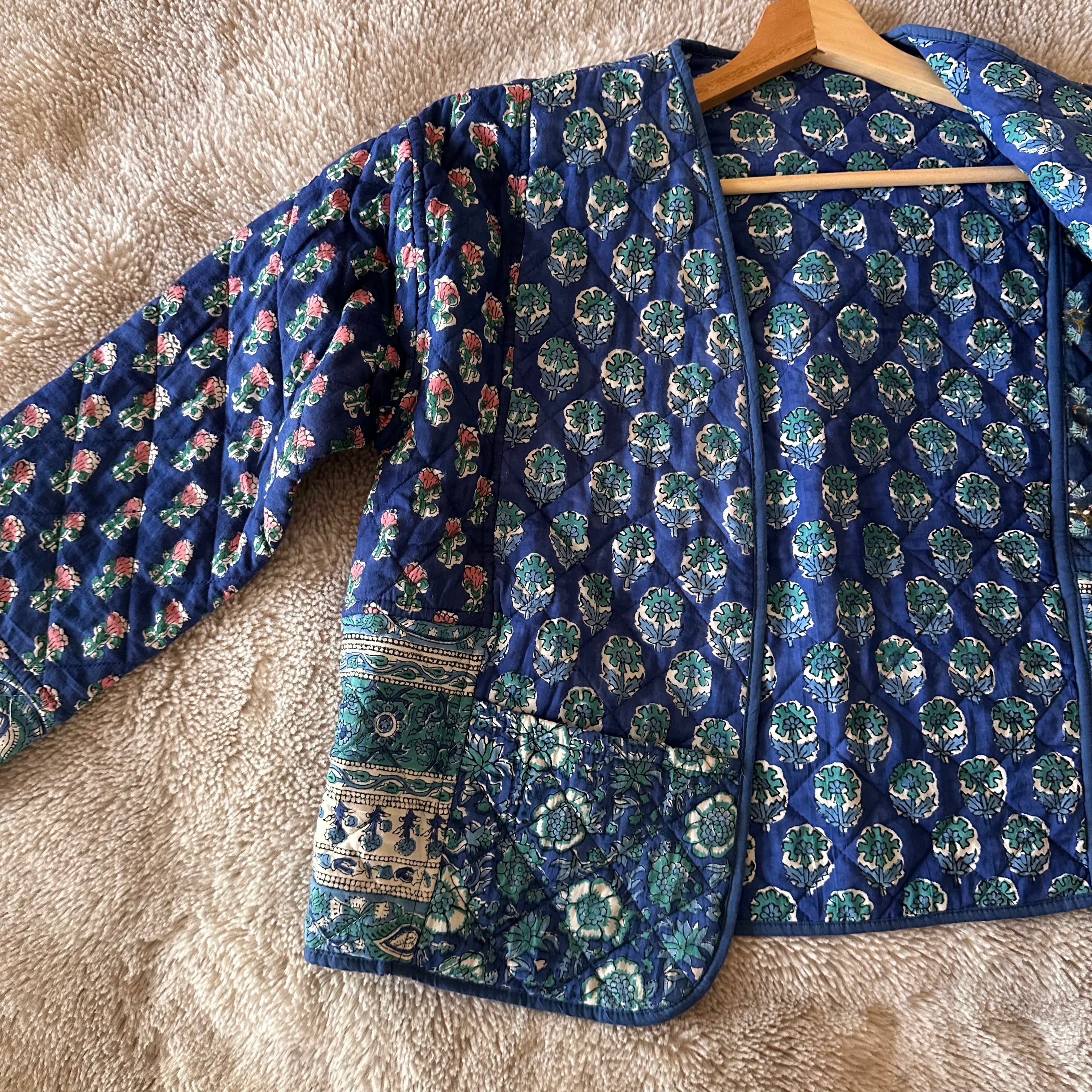 Reversible quilted jacket