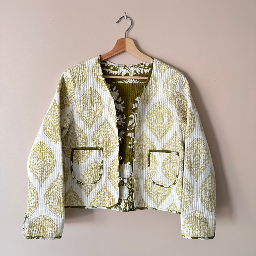 Reversible quilted jacket