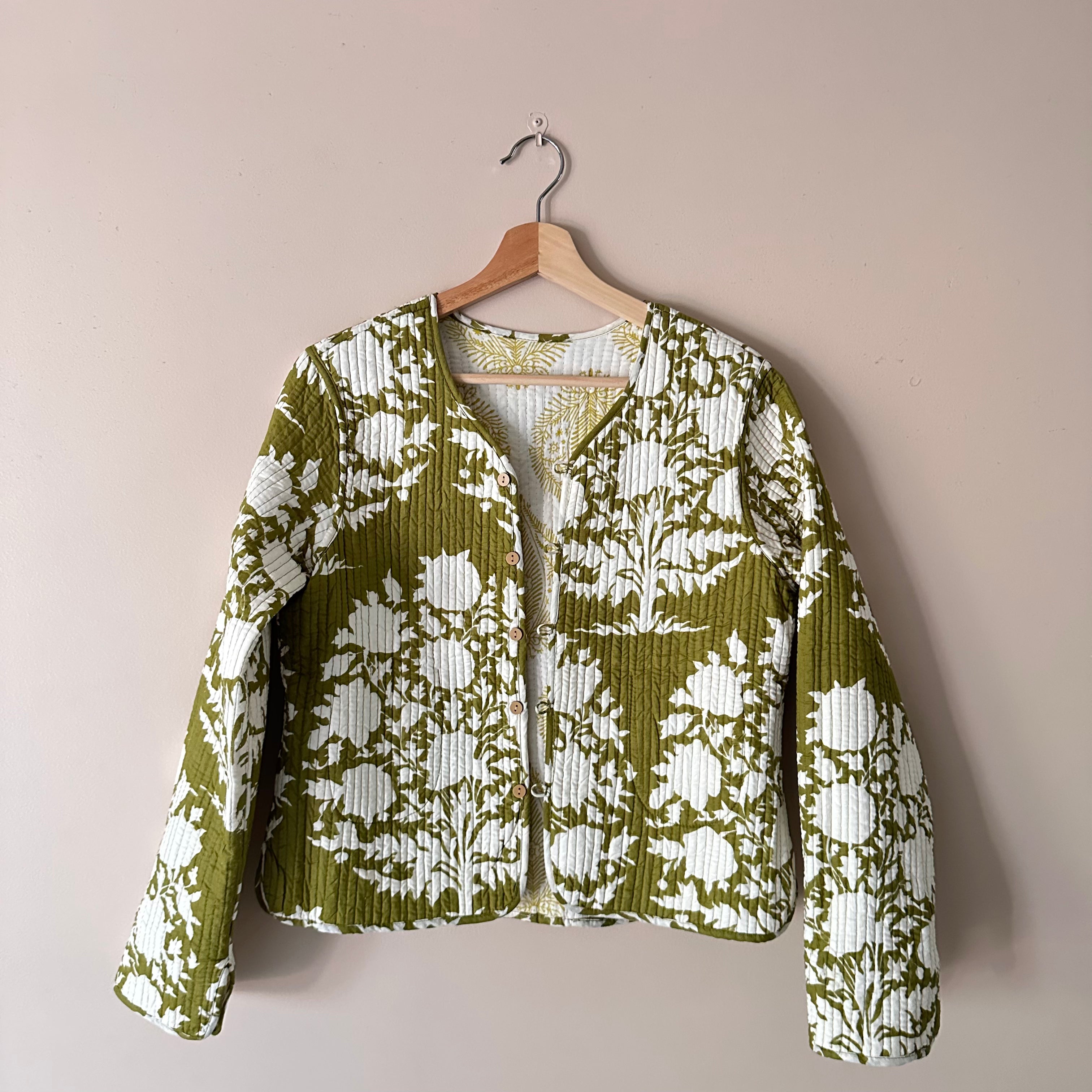 Reversible quilted jacket