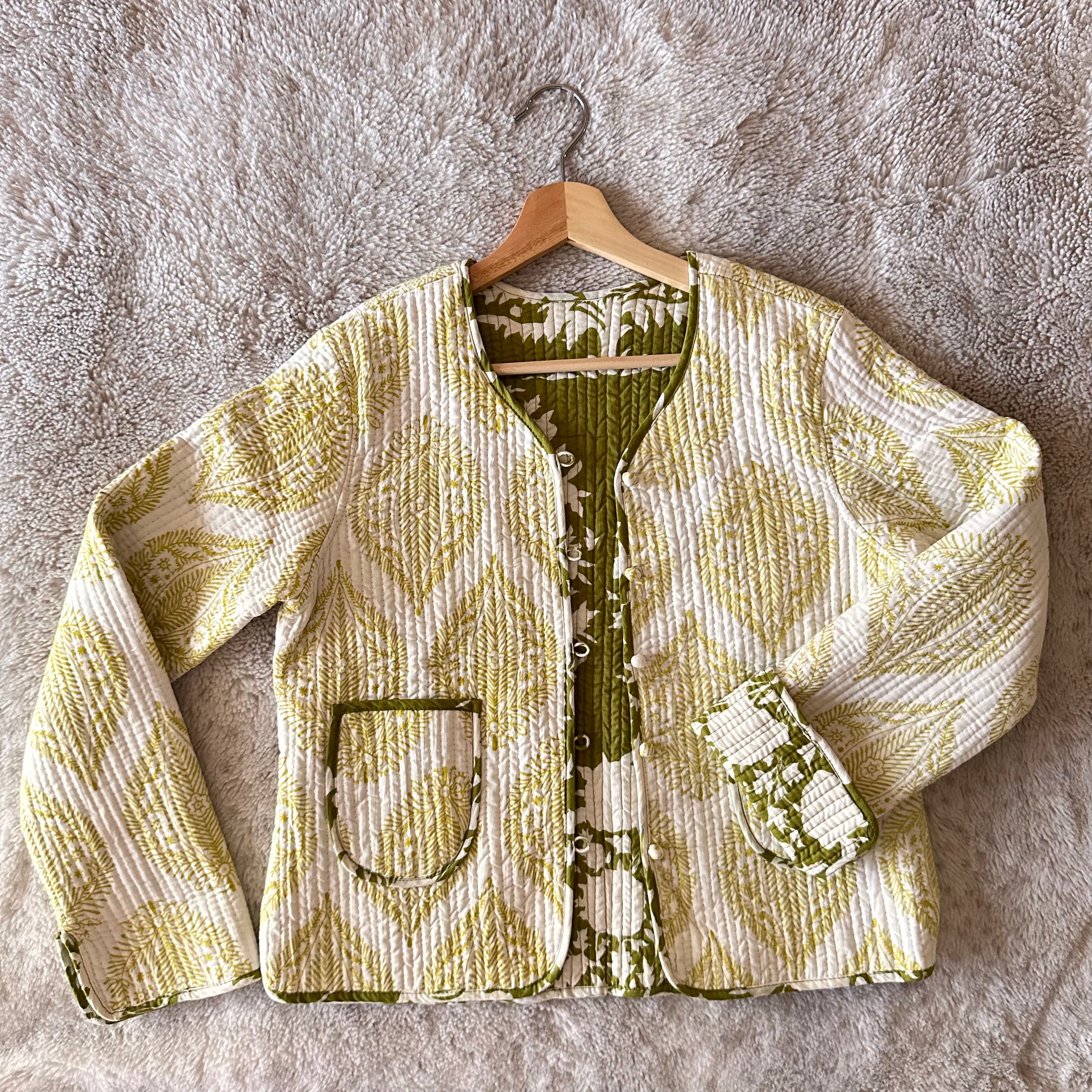 Reversible quilted jacket
